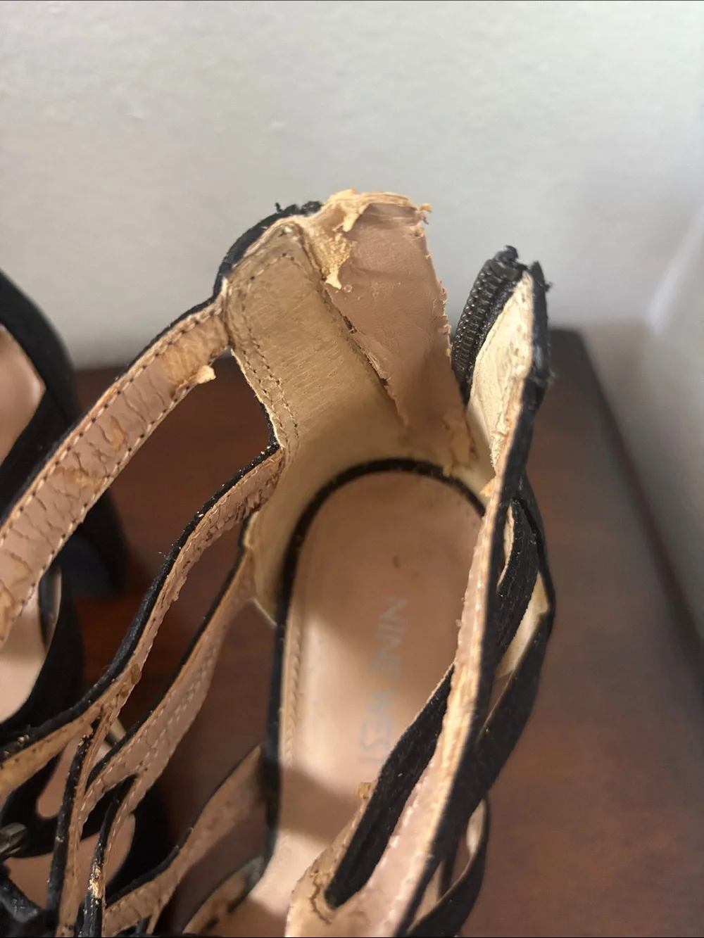 Black Lace-Up High Heel Pumps - Women Shoes Nine West